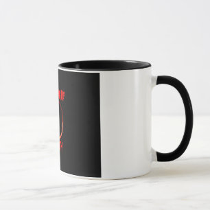 Anel vermelho da caneca da morte