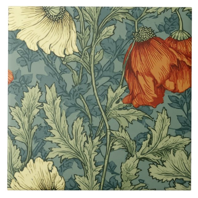 Anêmona Floral William Morris (Frente)