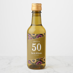 Anêmonas Coloridas Aniversário de 50 anos Personal