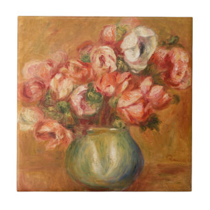 Anêmonas por Pierre-Auguste Renoir