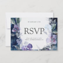Anemone Azul da Meia-Noite, RSVP de Casamento