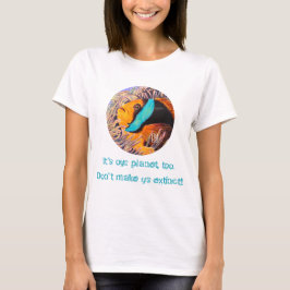 Anemone Fish "Também é o meu planeta!" Camiseta