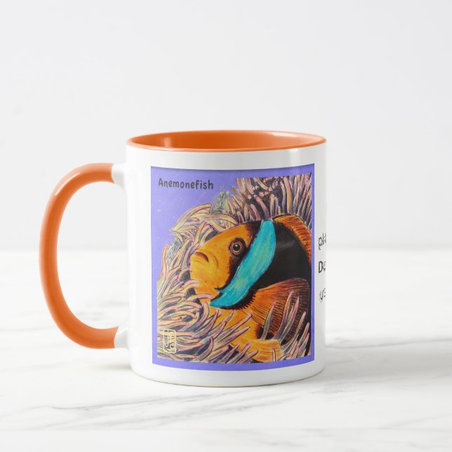 Anemone Fish "Também é o meu planeta!" Caneca (Esquerda)
