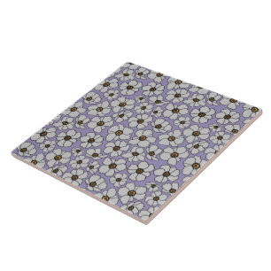Anemones Brancas em Lavanda