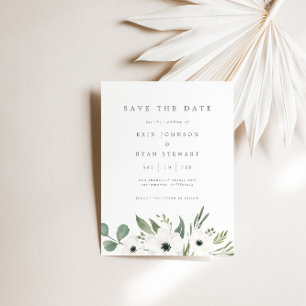 Anemones e Dusty Eucalyptus salvem a placa de data