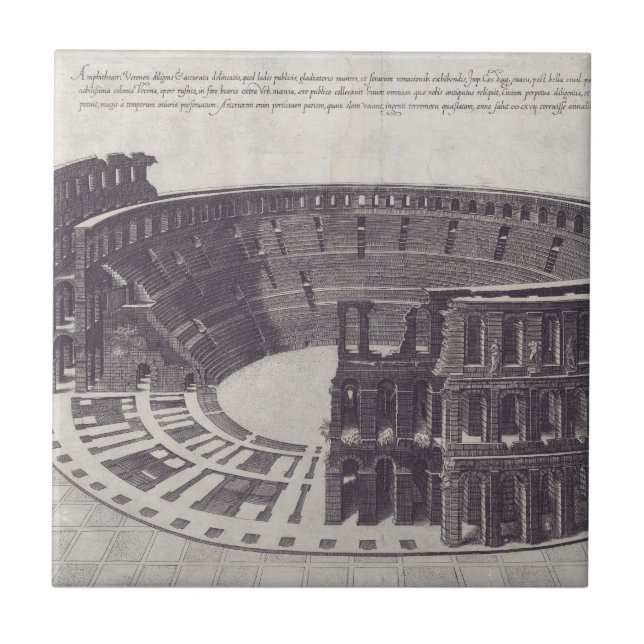 Anfiteatro de Verona na Piazza Bra (Frente)