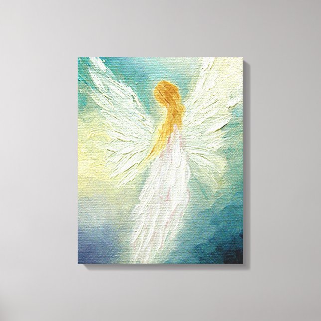 Angel Art Impressão na Canvas (Frente)
