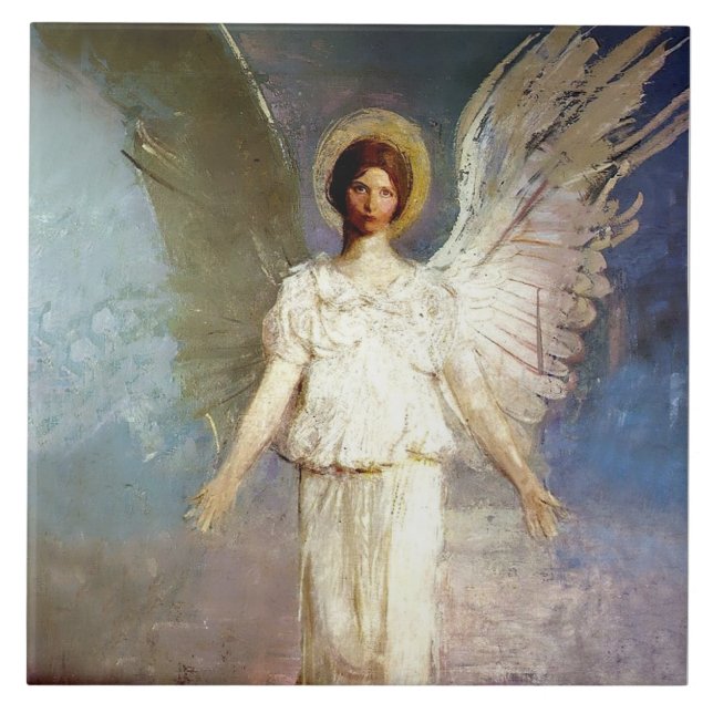 “Angel at Noon” by Abbott Thayer (Frente)