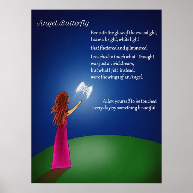 Angel Butterfly Poster (Frente)