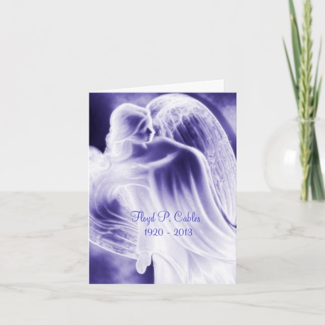 Angel Cartões de agradecimentos (Frente)