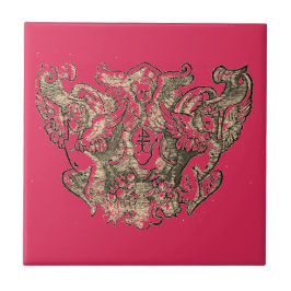 Angel – Coat of arms – Emblem pink