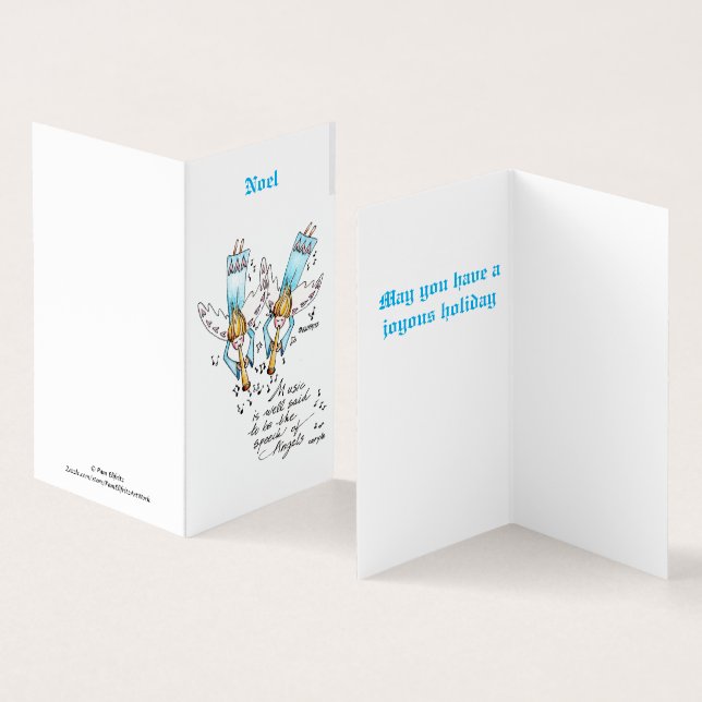 Angel em azul tocando música para nossas almas (Interior e exterior)