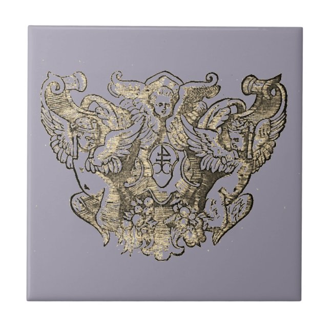 Angel Engelsputte Coat of arms Emblem baroque (Frente)