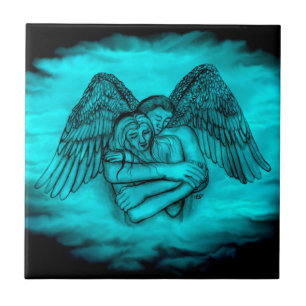 Angel Eros in Love, design preto e verde
