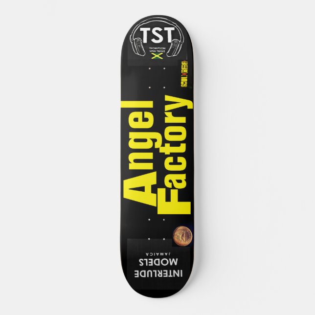 ANGEL FACTORY  8 1/4" Shape de Skateboard (Frente)