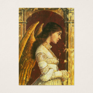 Angel Fresco ACEO Cartão de visita