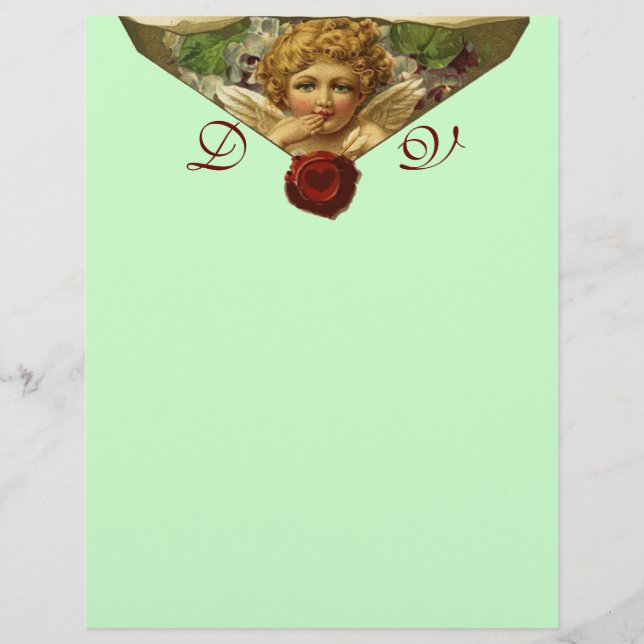 ANGEL HEART WAX SEAL Monograma Verde (Frente)