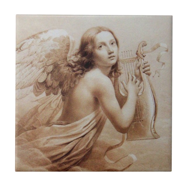 ANGEL JOGANDO LYRA SOBRE AS NUVENS (Frente)