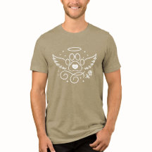 Angel Paw Print com Asas e Halo - Pet Memorial