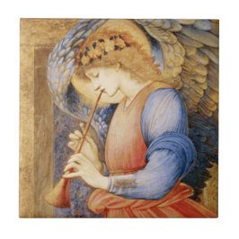 Angel Playing a Flageolet (por Edward Burne-Jones)