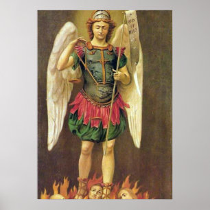 Angel Santíssimo Archangel Michael Poster