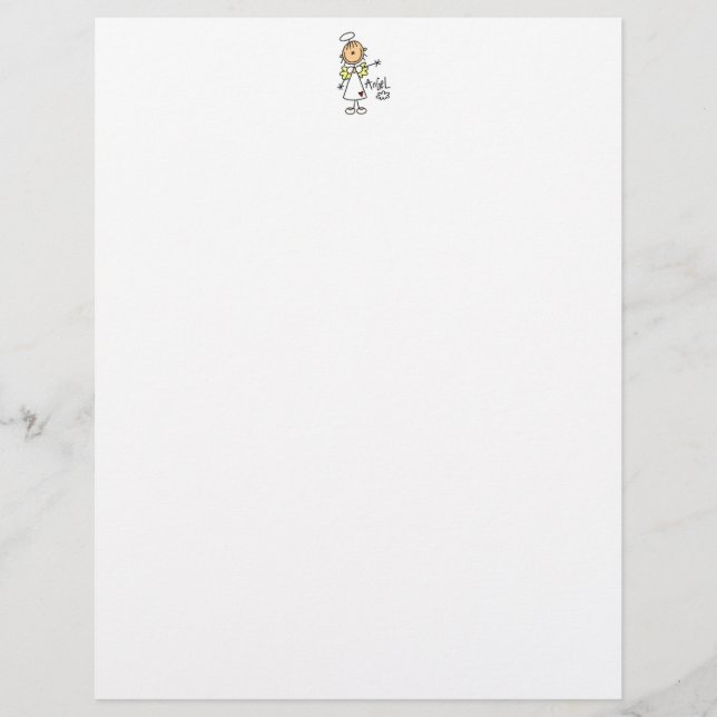 Angel Stick Figura Letterhead (Frente)