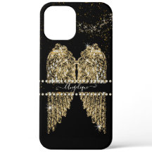 Angel Wings Dourado Diamond Jewel Girly Chic 