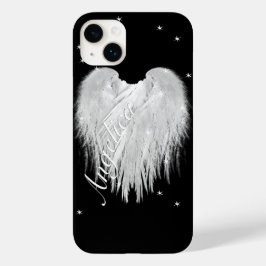 ANGEL WINGS Heart Black Starry Night