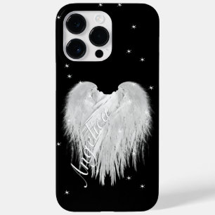 ANGEL WINGS Heart Black Starry Night