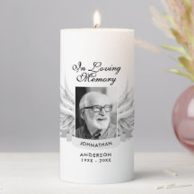 Angel Wings In Loving Memory Photo Tribute