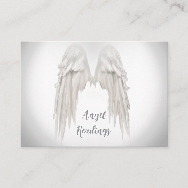Angel Wings Light, Espiritual, Reiki, cartão de vi (Frente)