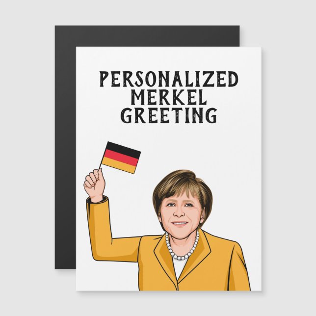 ANGELA MERKEL PERSONALIZADO (Frente/Verso)