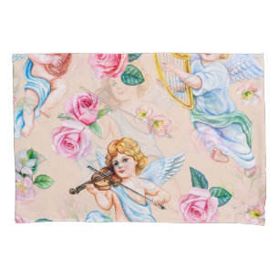 Angelic Florals: Padrão Cupido Vintage