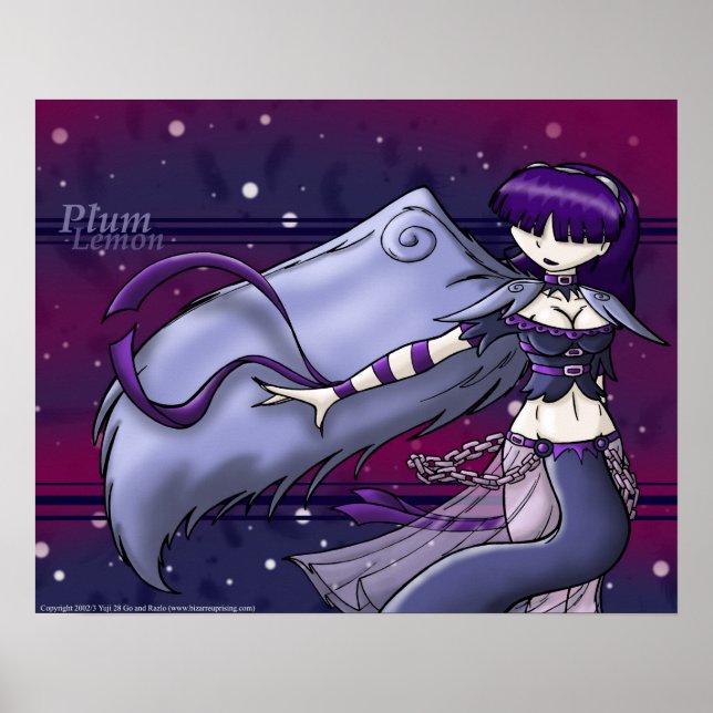 Angelic Plum Poster (Frente)