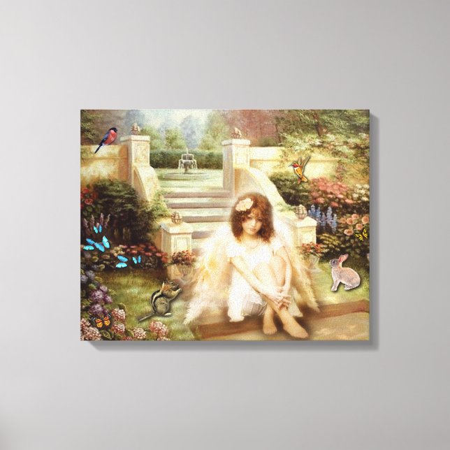 Angelic Serenity Prayer Canvas (Frente)