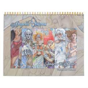 Angelic Visions - Fantasy Art - Calendário de 12 