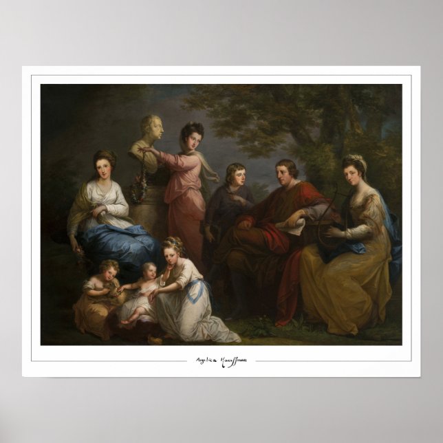 Angelica Kauffman Zedign Art Poster #200 (Frente)
