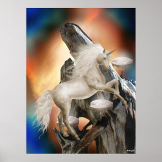 Angels Fae Unicorns Impressão
