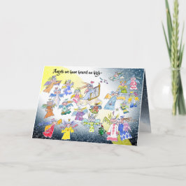 Angels no Cartão de Férias Alto