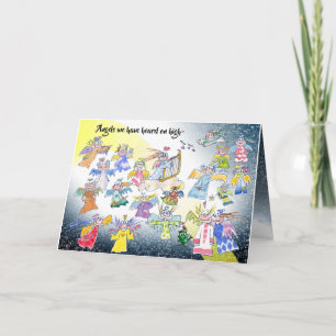 Angels no Cartão de Férias Alto