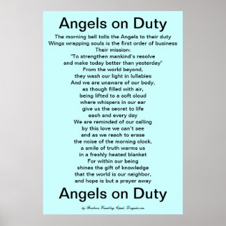 Angels on Duty - Large Poster