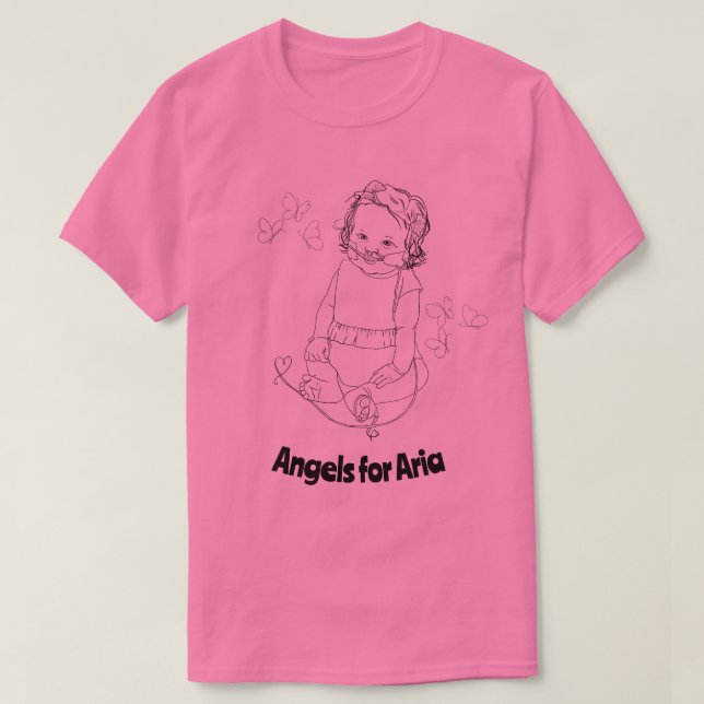 Angels para a camiseta Aria (Frente do Design)