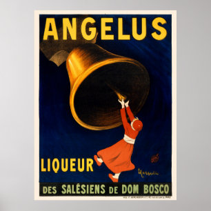 Angelus Liqueur França Poster vintage 1907