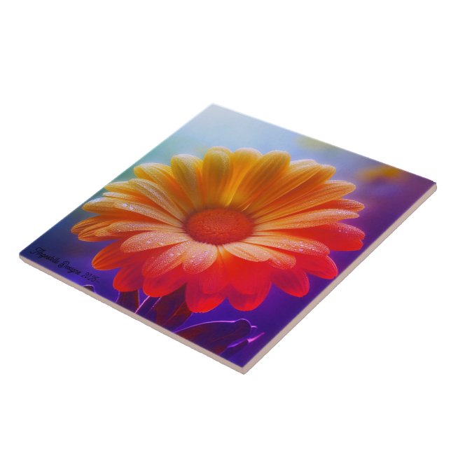 Angestelle Decorative Dois Tone Daisy (Lateral)