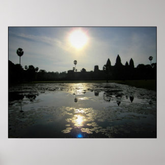 Angkor Wat Camboja Morning Impressão
