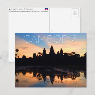 Angkor Wat, Cartão Postal de Viagem do Camboja