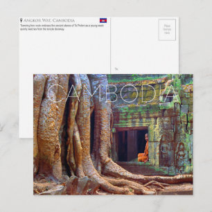 Angkor Wat, Cartão Postal de Viagem do Camboja