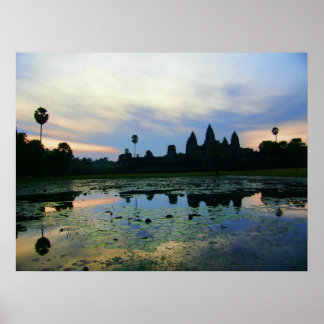 Angkor Wat Morning, Camboja Poster