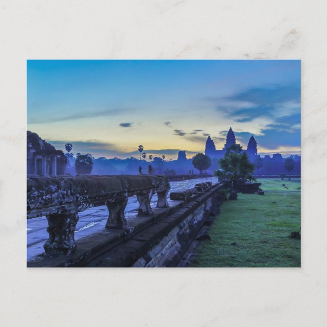 Angkor Wat Temple - Cartão postal para o Camboja (Frente)