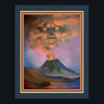"Angry Nature" #21930 Art Deco Impressão<br><div class="desc">Um dos dois impressões disponíveis - "Angry Nature" ,  1930 Art Deco impressão. Também disponível em preto e branco.</div>